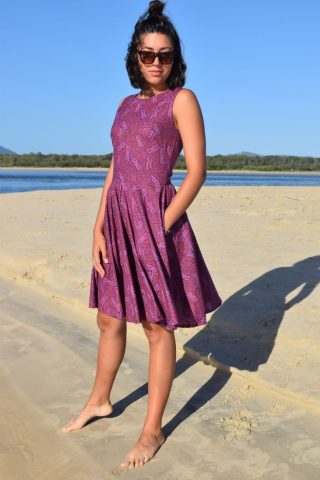 Wild Flower Dreaming (Purple) – Vintage Dress