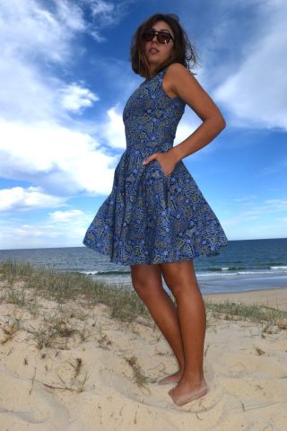 Womens Body Painting-Vintage Inspired Dress